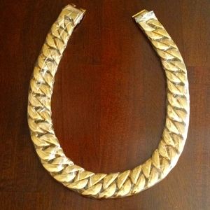 Cuban Link dog collar